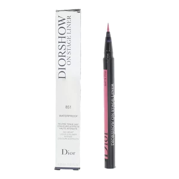 Dior Diorshow Pink Eyeliner On Stage Eye Liner Pen Waterproof 851 Matte Pink