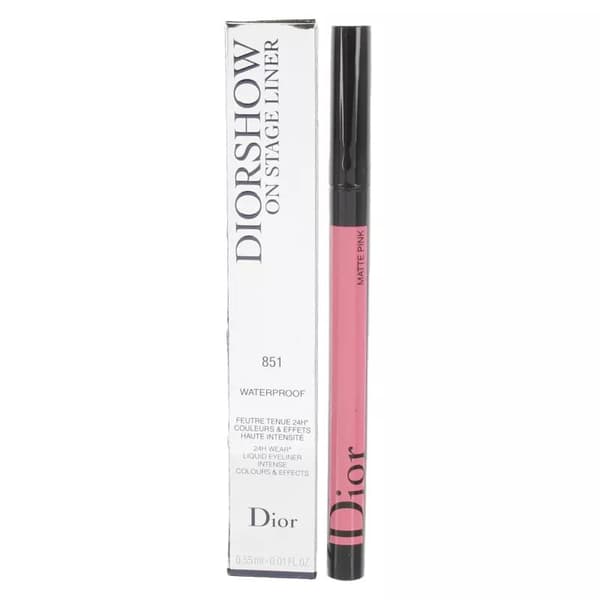 Dior Diorshow Pink Eyeliner On Stage Eye Liner Pen Waterproof 851 Matte Pink