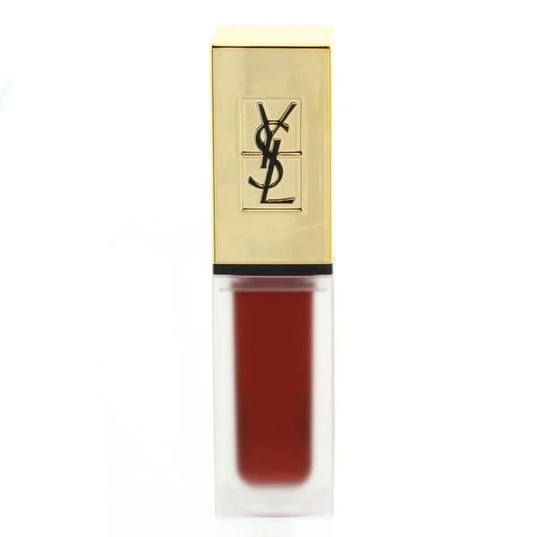 Yves Saint Laurent Lipstick YSL Red Liquid Tatouage Couture 101 Chrome Red Clash
