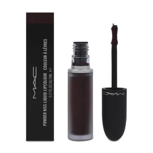 Mac Powder Kiss Liquid Lipstick 993 Pretty Pleats 5ml Brown Lip Colour