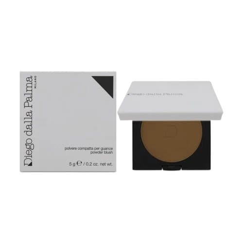 Diego Dalla Palma Blusher 05 Brown Powder Blush Satin Pressed Powder Compact