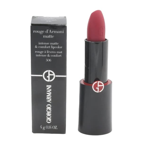 Giorgio Armani Pink Lipstick Rouge D’Armani 506 Maharajah Matte Lip Stick