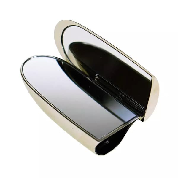 Guerlain Blue Lipstick Case Rouge G Sapphire Desire Double Mirror Cap Makeup
