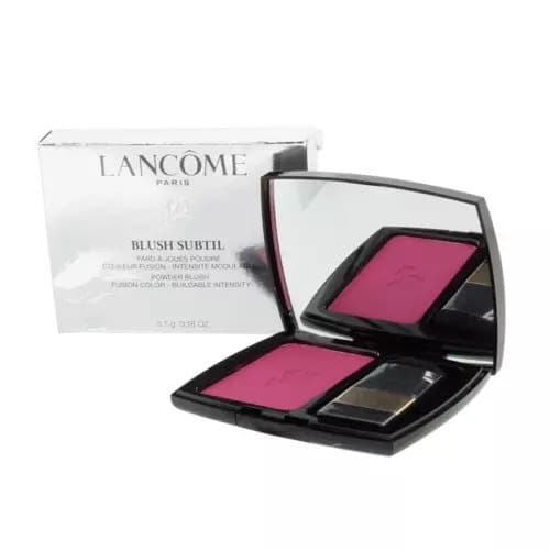 Lancome Blusher Subtil Blush 375 Pink Intensely Pink Pressed Powder Compact