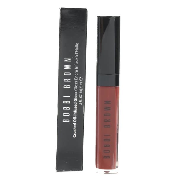 Bobbi Brown Lip Gloss Crushed Oil-Infused Gloss Rock & Red Plumping Red -