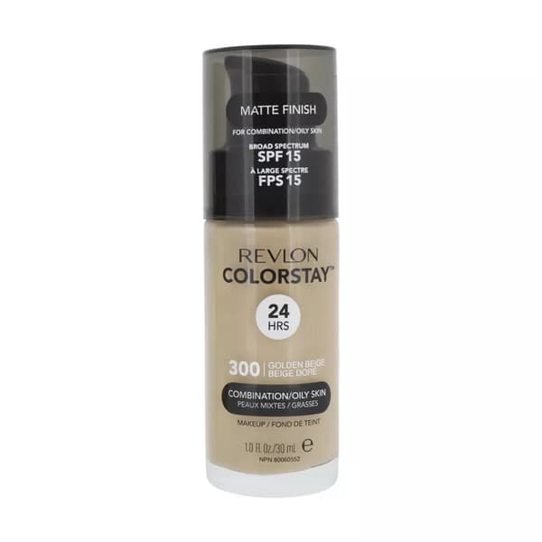 Revlon Colorstay Makeup Matte Finish Fluid Foundation 300 Golden Beige 30ml x 2