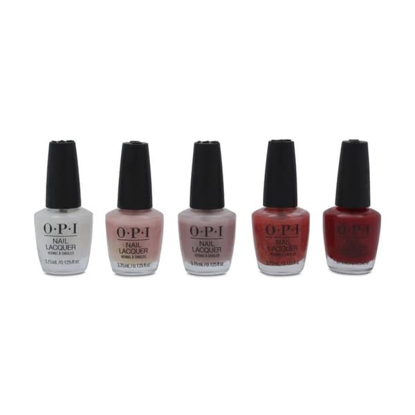 OPI Elegant Sunset Beaches and Dreams Nail Lacquers Mini Gift Set 5 x 3.75ml