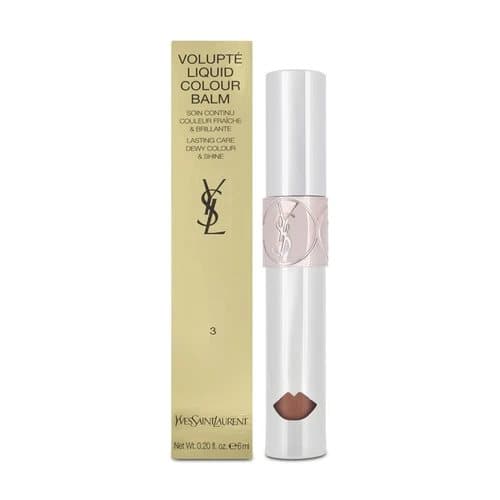 YSL Peach Lip Gloss Volupte Liquid Lip Balm 3 Show Me Yves Saint Laurent -
