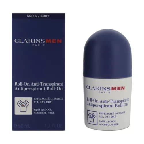 Clarins Men Roll-On Anti-Transpirant 50ml Antiperspirant Deo for Men