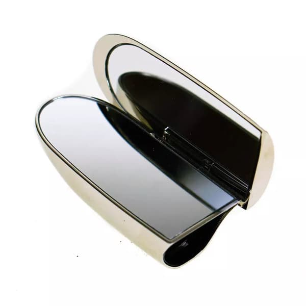 Guerlain Marble Lipstick Case Rouge G Minimal Chic With Double Mirror Cap -