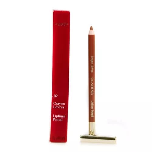 Clarins Lip Liner Pencil 02 Nude Beige Lipliner Long Lasting Neutral Colour