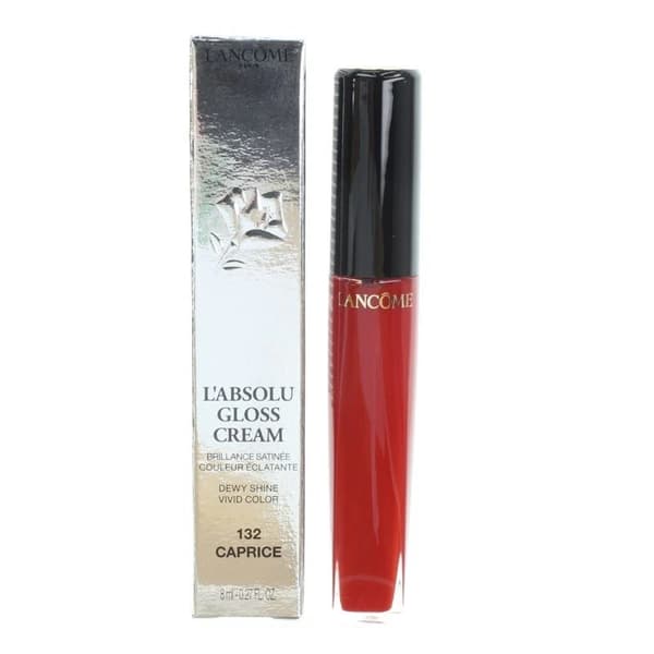 Lancome Lip Gloss L’Absolu Gloss Cream 132 Caprice Red Lip Balm Hydrating -