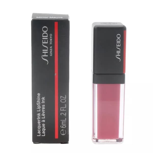 Shiseido LacquerInk Lip Shine Mauve 303 Gloss Lipstick Pink Lip Gloss -