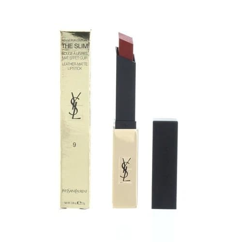 YSL Red Lipstick Slim Leather Matte 9 Red Enigma Yves Saint Laurent