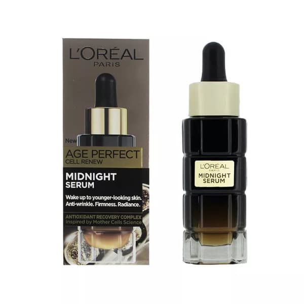 L’Oreal Face Serum Age Perfect Cell Renew 30ml Luminous Midnight Refreshed Boost