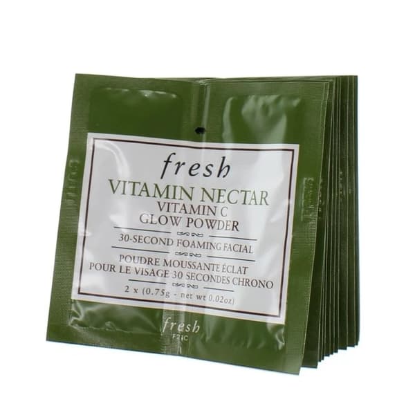 Fresh Face Cleanser Vitamin C Nectar Glow Foaming Facial Treatment Exfoliator