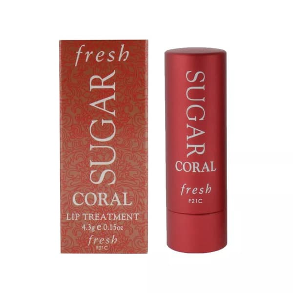 Fresh Sugar Lip Balm Treatment Coral Nourishing SPF 15 Rejuvenating