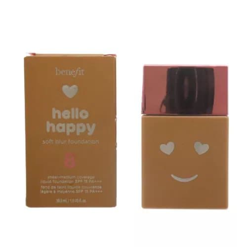 Benefit Medium Foundation Hello Happy Soft Blur Liquid Makeup SPF 15 8 30ml