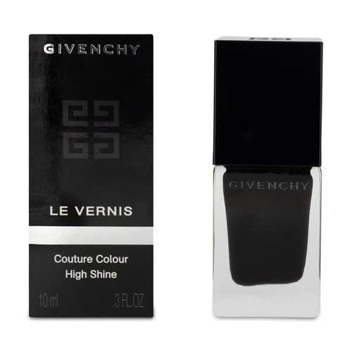 Givenchy Le Vernis Nail Lacquer 04 Noir Interdit Black Couture Colour High Shine