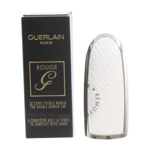 Guerlain Rouge G Double Mirror Lipstick Case Cover Simply White