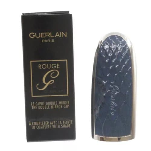 Guerlain Navy Lipstick Case Rouge G Lip Stick Double Mirror Cover Rock’n Navy