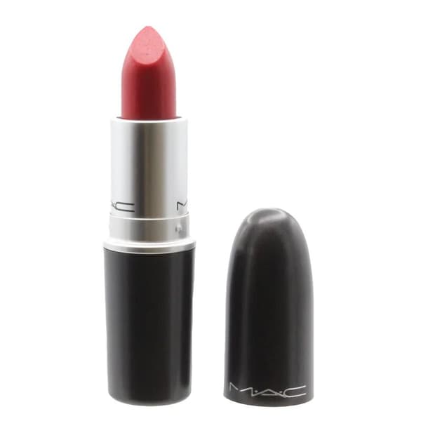 MAC Red Lipstick Lustre 502 Cockney Gloss Lip Stick Hydrating MAC Makeup