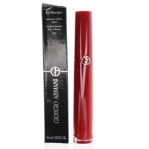 Giorgio Armani Red Lip Gloss Flash Lacquer Crystal Shine Lipgloss 402