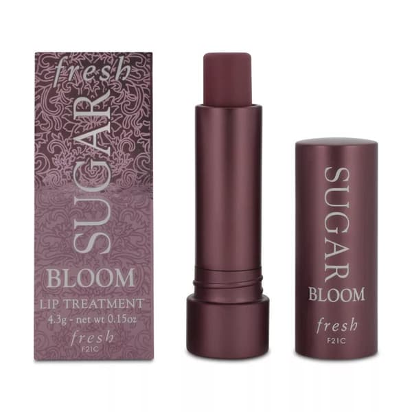 Fresh Sugar Bloom Lip Treatment Shimmer Pink Lip Balm SPF 15 24 HR Nouishment