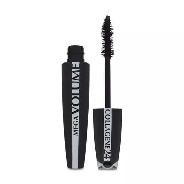 L’Oreal Mega Volume Collagene 24h Black Mascara Twin Pack + Free Eyeliner