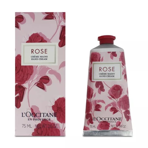 L’Occitane 75ml Rose Hand Cream Nourishing Hand Moisturiser Skincare Essentials