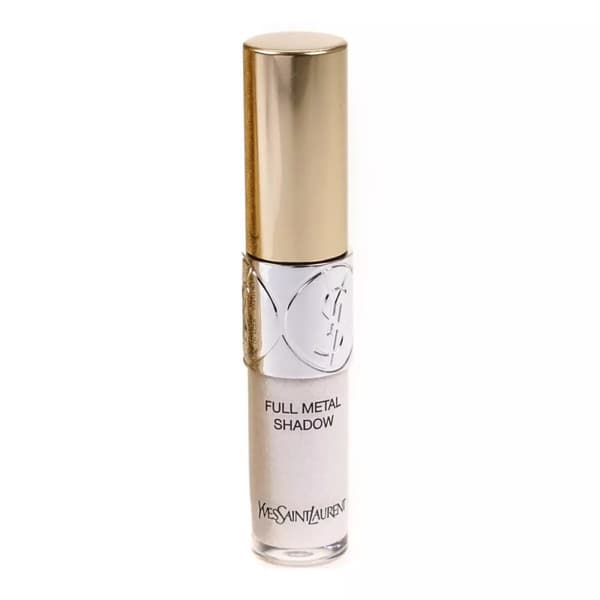 YSL White Eyeshadow Full Metal Metallic Shine 2 Eau D’Argent Eye Shadow -