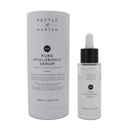 Pure Hyaluronic Acid Serum 30ml Anti Ageing Skincare HA Pestle & Mortar
