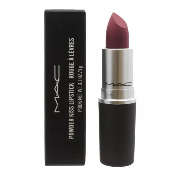 MAC Lipstick Powder Kiss 305 Burning Love Matte Red Lipstick Long Lasting -