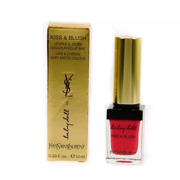 Yves Saint Laurent Blusher & Lipgloss YSL Lip Stain Baby Doll 5 Rouge Effrontee