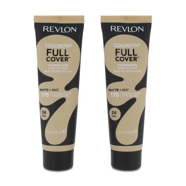Revlon Colorstay Full Cover Foundation Matte 175 24Hrs Full Coverage 2 x 30ml