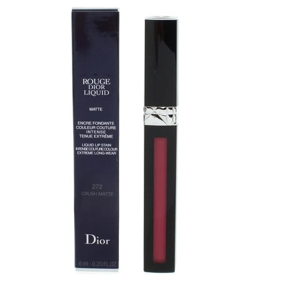 Dior Pink Liquid Lipstick Rouge Lip Stain 272 Crush Matte Extreme Long Wear
