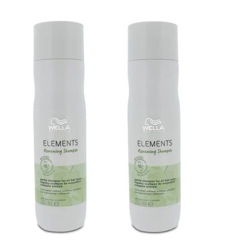 Wella Shampoo Elements Renewing Shampoo 2 x Bottles 250ml Each