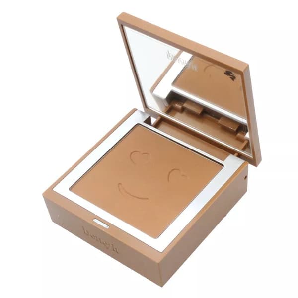 Benefit Dark Powder Foundation 11 Hello Happy Velvet Dual Cover Compact Powder