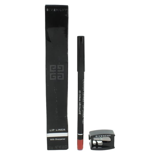 Givenchy Coral Lip Liner Pencil 05 Corail Decollete Lipliner With Sharpener