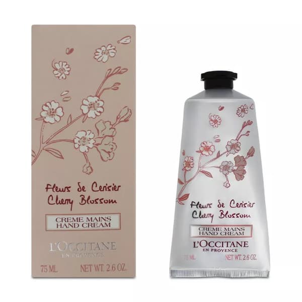 L’Occitane Hand Cream Cherry Blossom 75ml Moisturising Lotion Shea Butter -