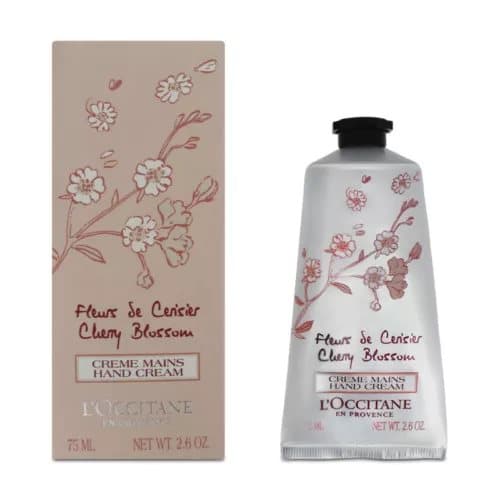 L’Occitane Hand Cream Cherry Blossom 75ml Moisturising Lotion Shea Butter -