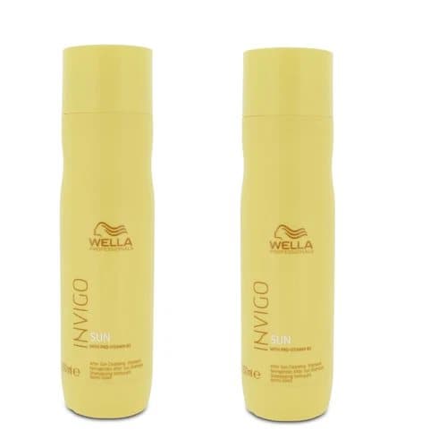 Wella Shampoo Invigo Sun After Sun Cleansing 2x Bottles 250ml Each