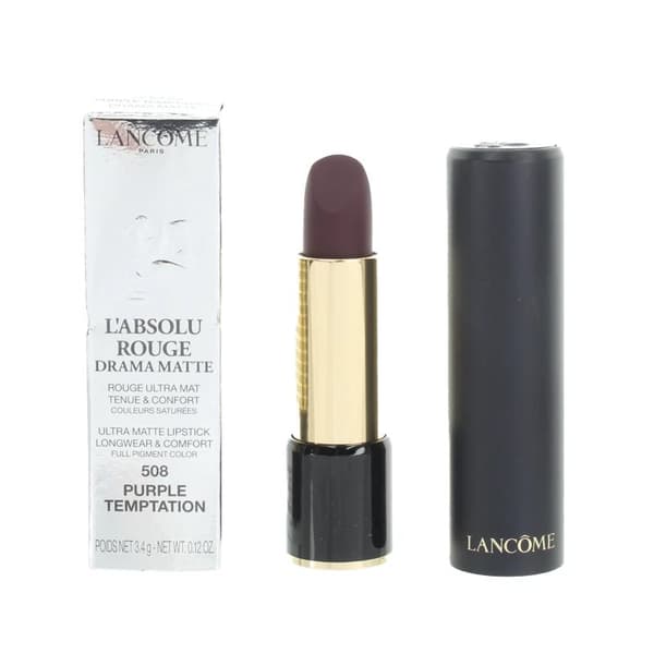 Lancome Lipstick L’Absolu Rouge Drama Matte 508 Purple Temptation Plum Lip Stick
