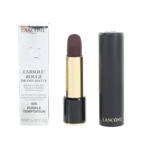 Lancome Lipstick L’Absolu Rouge Drama Matte 508 Purple Temptation Plum Lip Stick