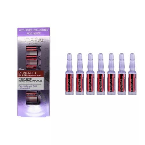 L’Oreal Revitalift Hydration Serum Ampoues x7 Hyaluronic Acid & Vitamin Skincare