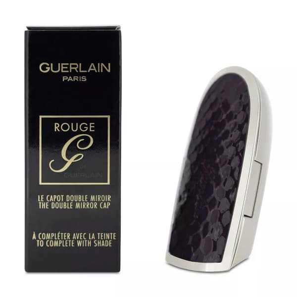 Guerlain Purple Lipstick Case Rouge G Hype Purple With Double Mirror Cap -