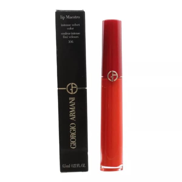 Giorgio Armani Lip Maestro Intense Velvet Lipstick 306 Ardent Red Liquid