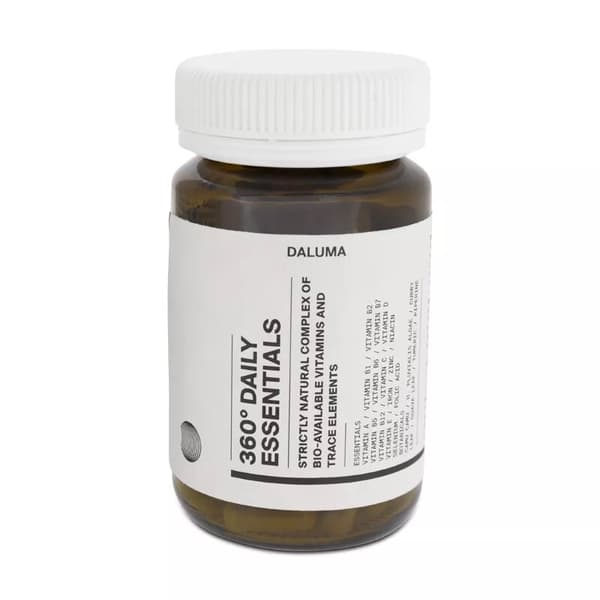 120 x Daily Vitamin Tablets Vegan Natural Complex Botanical 360° Daluma