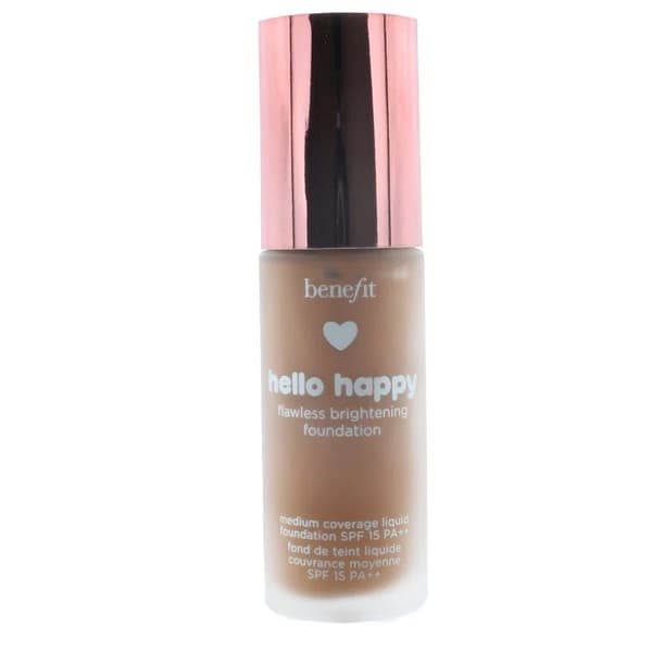 Benefit Foundation Hello Happy Flawless Shade 10 Dark Satin Foundation 30ml