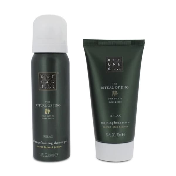 Rituals The Ritual Of Jing Shower Gel 50ml Body Cream 70ml Set Lotus & Jujube